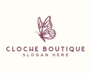 Butterfly Beauty Boutique logo design