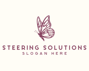 Butterfly Beauty Boutique logo design