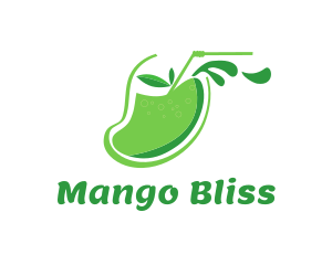 Green Mango Juice logo design