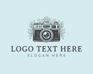 Camera Floral Photo logo