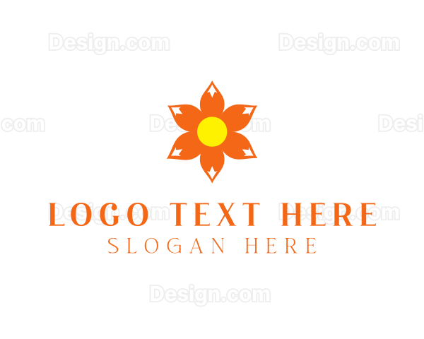 Blooming Flower Garden Logo