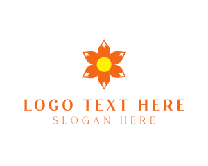 Flower Petals Garden Logo