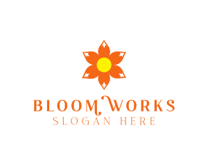 Flower Petals Garden logo design