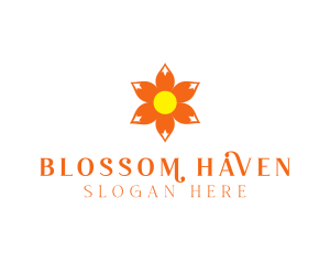 Flower Petals Garden logo design