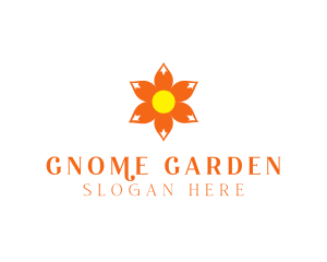 Flower Petals Garden logo design