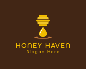 Honey Hive Drop logo design