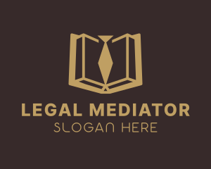 Gold Law School Book  logo design