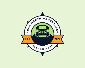 Adventure Jeep Car logo design