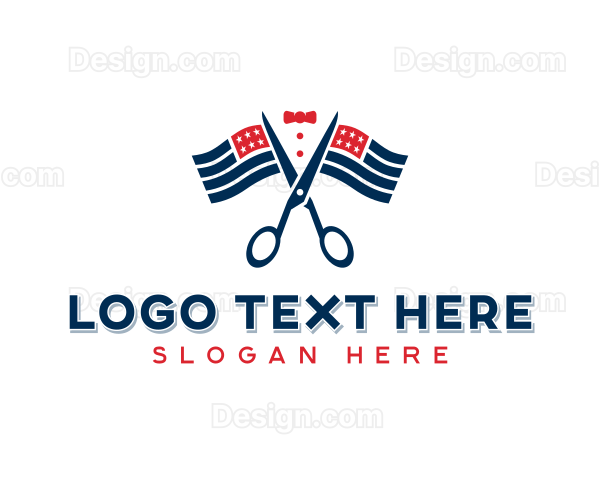 American Flag Shears Logo