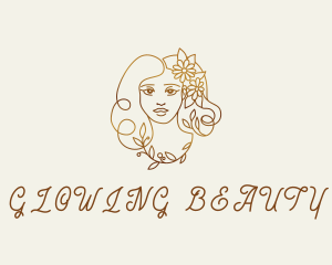 Floral Beauty Skincare logo design