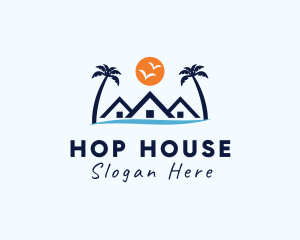 Resort Beach House  logo design