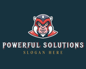 Super Hero Game Warrior logo design