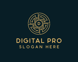 Bitcoin Digital Tech  logo design