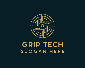 Bitcoin Digital Tech  logo design