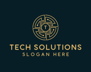 Bitcoin Digital Tech  logo design