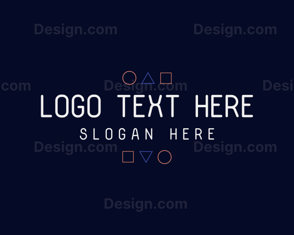 Modern Digital Shapes Logo