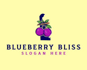 Fruit Plum Delaware logo design