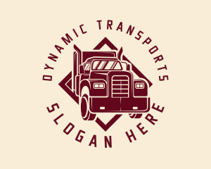 Freight Truck Delivery logo design