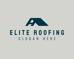 Roofing Roof Letter A  logo