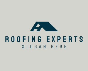 Roofing Roof Letter A  logo