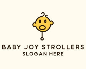 Baby Head Balloon logo design