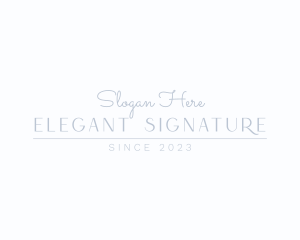 Elegant Feminine Business logo design