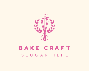 Bakery Whisk Pastry  logo design