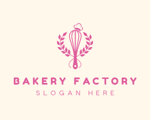 Bakery Whisk Pastry  logo design