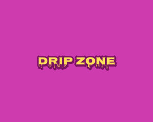 Creative Graffiti Art Drip logo design