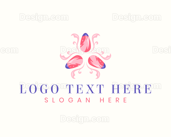 Nail Polish Cosmetics Logo