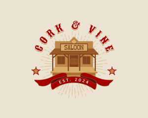 Western Saloon Bar logo design