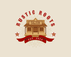 Western Saloon Bar logo design