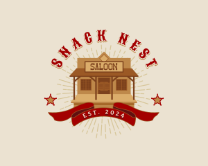 Western Saloon Bar logo design