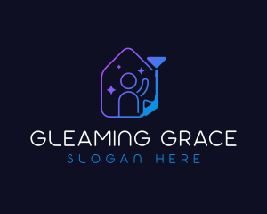 Sparkling Pressure Washer logo design