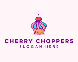 Sweet Cherry Cupcake logo design