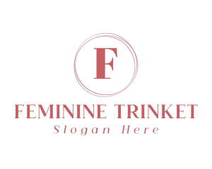 Minimalist Feminine Circle logo design