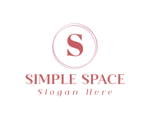 Minimalist Feminine Circle logo design