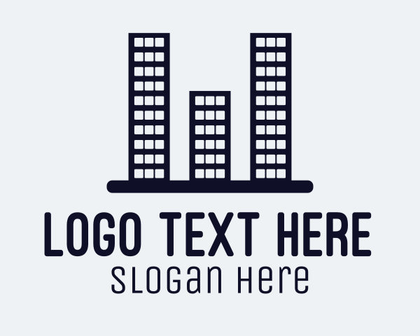 Skyscraper logo example 2