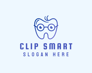 Smart Eyeglass Tooth logo design