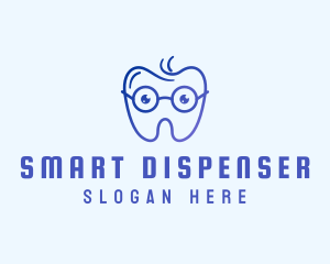 Smart Eyeglass Tooth logo design