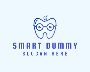 Smart Eyeglass Tooth logo design