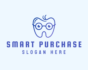 Smart Eyeglass Tooth logo design