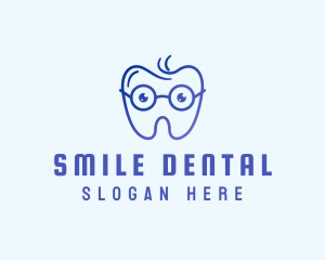 Smart Eyeglass Tooth logo design