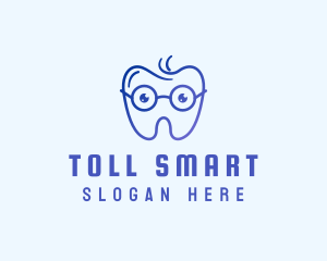 Smart Eyeglass Tooth logo design