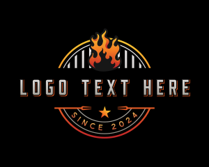 Barbecue Flame Grill logo