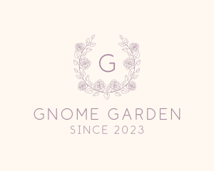 Carnation Flower Natural Gardening logo design