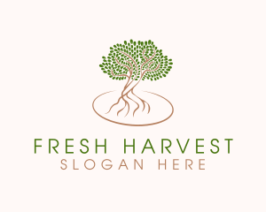 Gardening Plant Harvest logo design