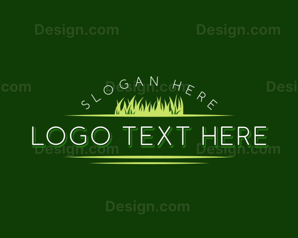 Nature Grass Landscaping Logo