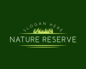 Nature Grass Landscaping logo design