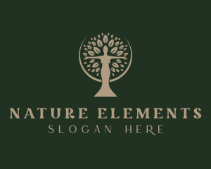 Nature Woman Tree logo design